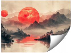 GIGAPRINT Fotótapéta Japán Táj Sakura A Nappali Hálószobájába 250x175 (japonski_krajobraz_z_sakura)