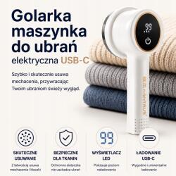  Borotva elektromos ruhaborotva Usb-c (0718)