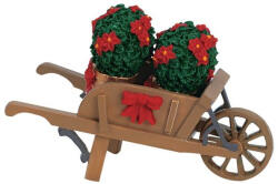 Lemax wheelbarrow with poinsettias General 2006