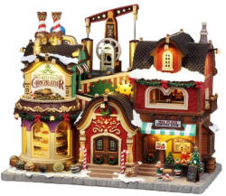Lemax the holly jolly chocolatier & mrs. claus coffee shop Santa's Wonderland 2026