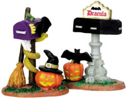 Lemax monster mailboxes s/2 Spooky Town 2014