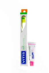 Dentaid Periuta de dinti Vitis Soft Access + Pasta de dinti Vitis Gingival 15ml Dentaid
