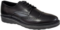 RUSAY Pantofi barbati din piele naturala Negru TEST199NS, marimea 41