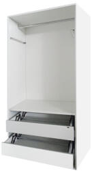 International Service Dresing Oviedo modul 3, pal Alb, 1000x 580 x 2150mm Garderoba