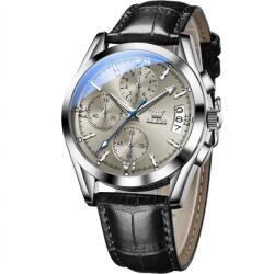 OLEVS Ceas Bărbătesc OLEVS SL-41531 - Gri / Argintiu / Negru KP41531 Ceas