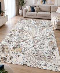 Elza Covor Elsa 12290 Marime 150 x 230 cm, Gri, Crem, Inaltime Fir 7 mm, Antialergic, Polipropilena, Living, Dormitor Covor