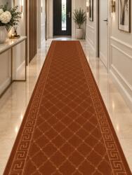Versace Traversa Versace, Tesatura Plata, Latime 0.8m, Marime 80 x 600 cm, Maro, , Antialergica, Polipropilena, Living, Dormitor, Coridor, Hol Covor