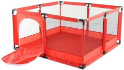 Flippy Tarc de Joaca pentru Copii DNT-106, Flippy, Model Spatiu Fotbal, 126 x 126 x 65 cm, Structura de Protectie pentru Interior, ABS si Poliester rezistent, Rosu (167178)
