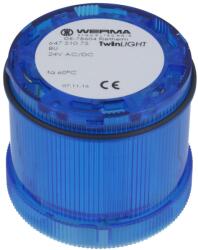 WERMA Coloană de semnalizare LED albastră 24V IP65 (64751075)