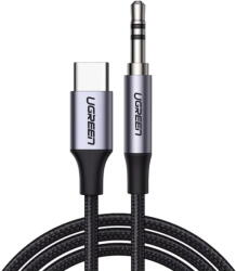 UGREEN Adaptor CM450 USB Type-C la Jack 3.5mm Gri (QM_63603)