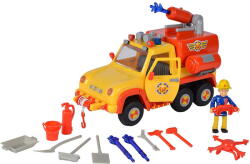 Simba Toys Fireman Sam Fire Engine Venus 2.0 Toy Vehicle (Yellow/Orange, Includes Figure) (109251094) Figurina