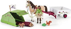 Schleich Horse Club Sarah's camping trip, toy figure (42533) - vexio Figurina