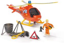 Simba Toys Fireman Sam Helicopter Wallaby, Toy Vehicle (Orange/Yellow, Includes Figure) (109252510) Figurina