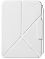 PITAKA Husa Pitaka MagEZ Folio 2, iPad Mini 6/ Mini A17 Pro Alb (FIM2402) - vexio