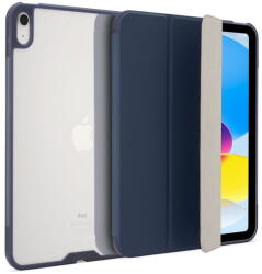 Pipetto Husă tabletă Pipetto Origami No7 Tri-Folio / 2022, dark pentru iPad A16 / iPad 2022, stand pliabil - Albastru (P074-113-V) - vexio