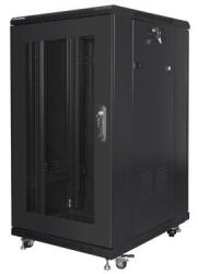 Lanberg Standing cabinet 19 inches 22U 600x800 perforated door, black (FF01-6822-23B) - vexio