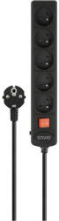 SAVIO Power strip LZ-17 5way 3m SAVIO (SAVLZ-17)