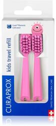 CURAPROX Kids Travel refill capete de schimb periuta de dinti Pink 2 buc