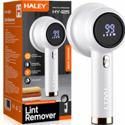 HALEY Aparat electric de indepartat scame HALEY, reincarcabil, 8500 RPM, 6 lame inox, afisaj digital, protectie tripla, design compact (HY-125)