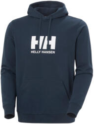Helly Hansen HH Logo Hoodie férfi pulóver M / kék/fehér