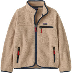 Patagonia K's Retro Pile Jacket - Valley Khaki gyerek pulóver Gyerek L / bézs/kék
