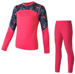 Sensor Merino Impress Set gyerek funkcionális szett Gyerek 120 / rózsaszín