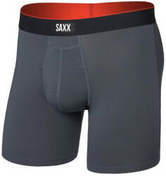 Saxx Multi-Sport Mesh Boxer Brief Fly boxeralsó M / sötétszürke
