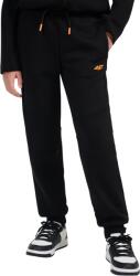 4F Trousers Cas M1766 Deep Black gyerek melegítő Gyerek 158 / fekete