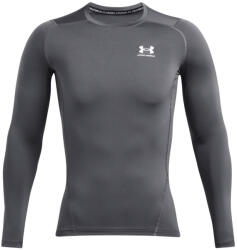 Under Armour HG Armour Comp LS férfi funkcionális póló M / szürke/fehér