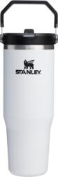 STANLEY Tumbler Flip Straw 2.0 890 ml thermo bögre fehér/fekete