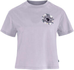 Fjällräven Fjällblomster Logo T-shirt W női póló L / rózsaszín