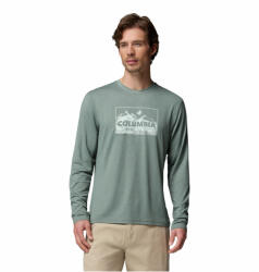 Columbia Parsons Point Ls Graphic Tee férfi póló XXL / világoszöld