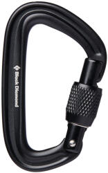 Black Diamond Liteforge Screwgate karabiner fekete