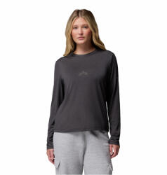 Columbia Parsons Point LS Graphic Tee női póló S / fekete
