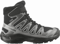 Salomon Xa Pro Winter Wp J Black-Castlerock-Cloudburst gyerek cipő Cipőméret (EU): 36 / fekete/szürke