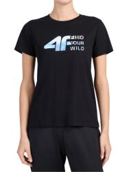 4F Tshirt F3496 női póló M / fekete