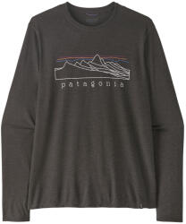 Patagonia M's L/S Cap Cool Daily Shirt - Stratapeaks férfi póló L / fekete