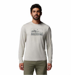 Columbia Parsons Point Ls Graphic Tee férfi póló XL / bézs