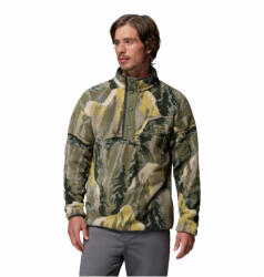 Columbia Helvetia II Printed Half Snap Fleece férfi pulóver M / zöld/szürke