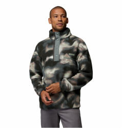 Columbia Helvetia II Printed Half Snap Fleece férfi pulóver XL / szürke/fehér