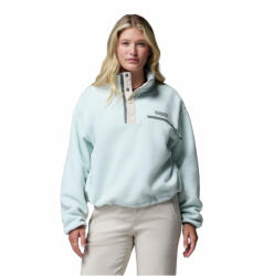 Columbia Helvetia II Cropped Half Snap Fleece női pulóver M / világoskék