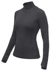 Sensor Merino Bold Roll Neck dl. rukáv női funkcionális felső M / sötétszürke