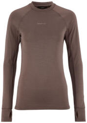 Craft Wool Comfort Rn LS W női funkcionális felső M / barna