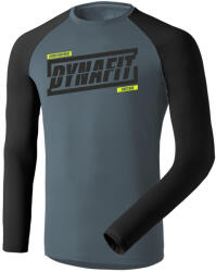 DYNAFIT 24/7 M L/S Tee férfi póló XXL / fekete/szürke