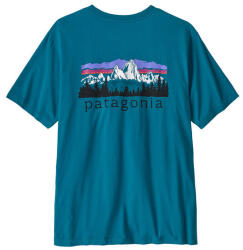 Patagonia M's Fitz Roy Foothills T-Shirt férfi póló XL / kék