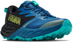 Hoka Speedgoat 7 Big Kids Black/Night Glow Blue gyerek cipő Cipőméret (EU): 40 / kék/fekete