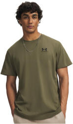 Under Armour M Logo Emb Heavyweight SS férfi póló M / khaki/fekete