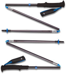 Black Diamond Distance Z Poles túrabot Bot hossza: 130 cm / fekete/kék