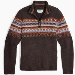 Royal Robins Arch Rock 1/4 Zip férfi pulóver L / sötétbarna
