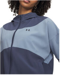 Under Armour Rival Woven Jkt Hd női sportdzseki L / szürke/kék